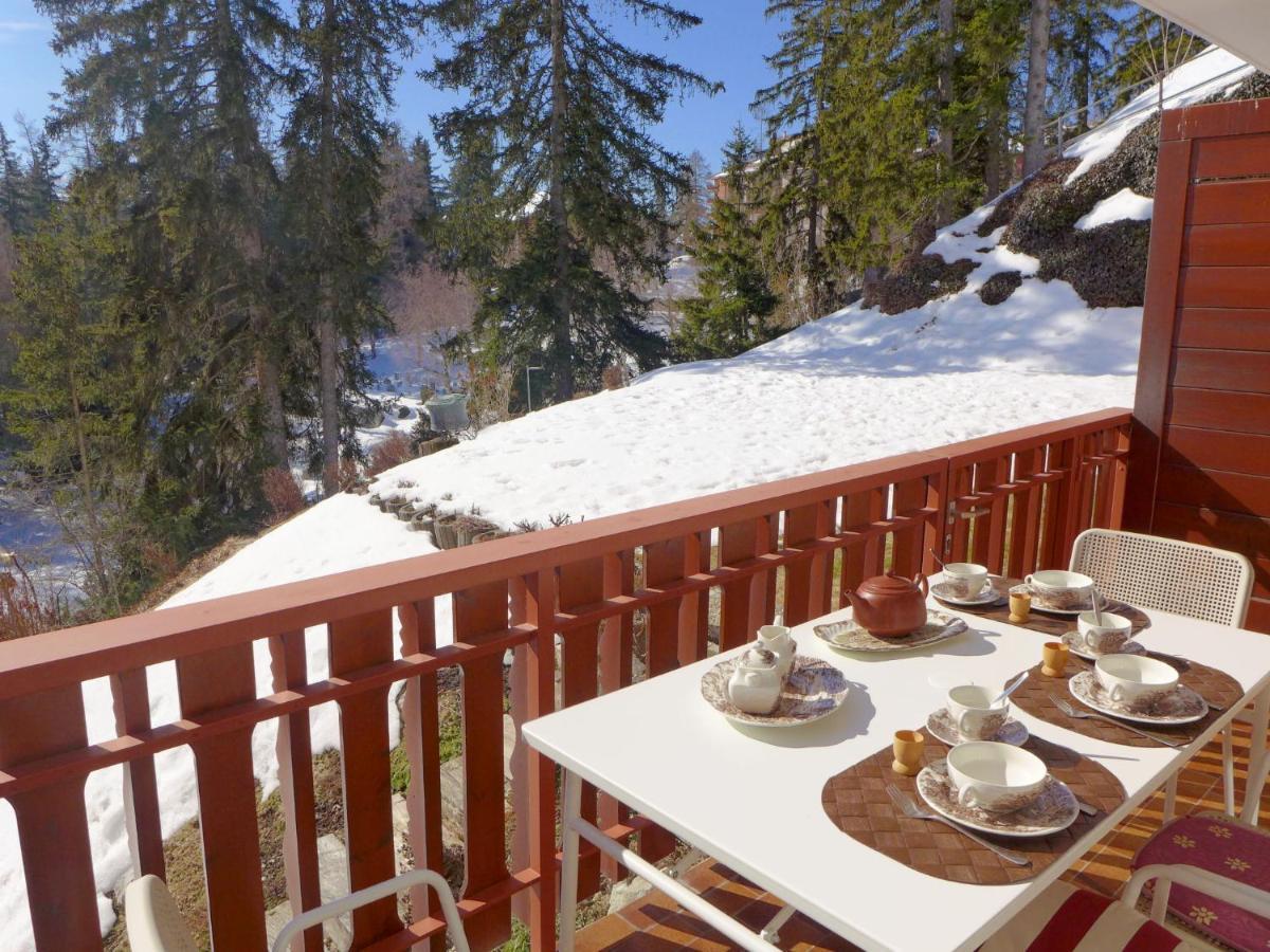 Studio Les Faverges-6 Crans-Montana Exterior foto